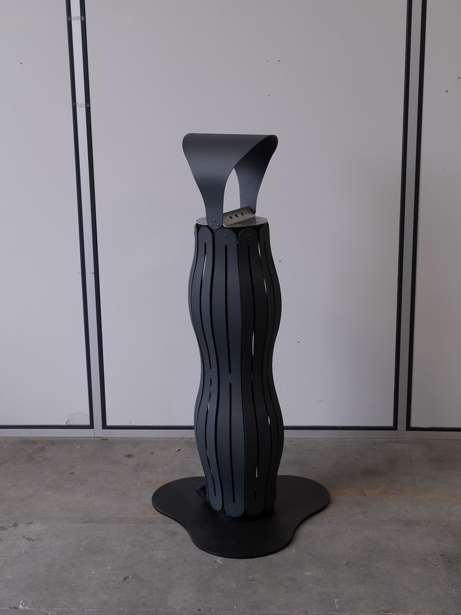 Cendrier Easy Premium Anthracite — détail face